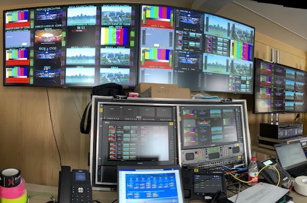 FINA 2022 Master Control Room.